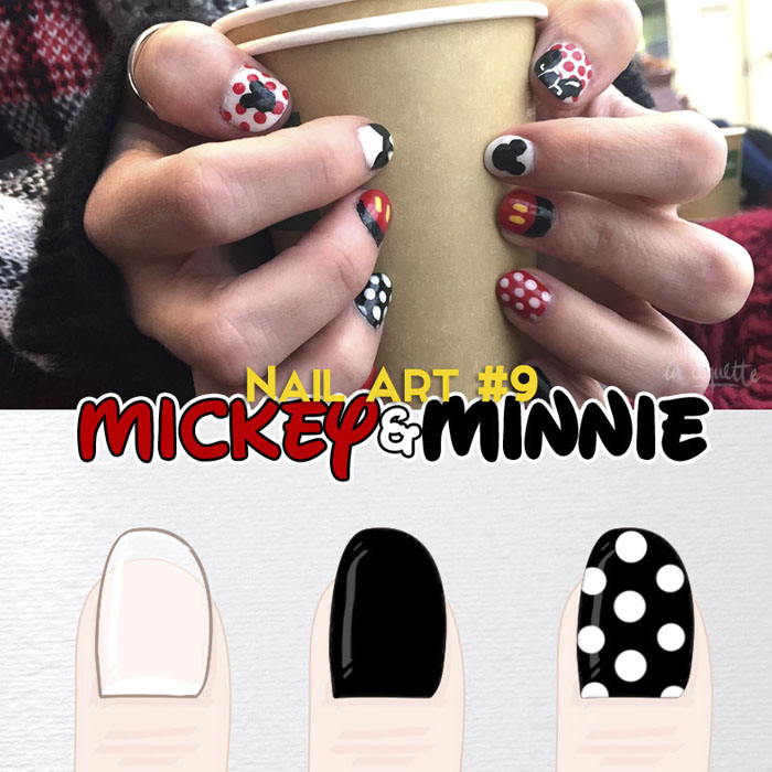 Nail Art 9 Minnie Mickey